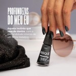 Esmalte Cinza Risqué & Chilli Beans Profundezas do Meu Eu Metálico 8ml - Imagem 2