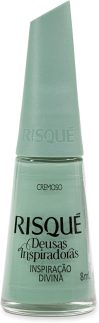 Esmalte Risqué Deusas Inspiradoras Inspiração Divina Verde 8 ml, Risqué
