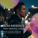 Fone Bluetooth α’GOLD V5.3 – Som Premium, Case com Display Digital 500mAh, Até 15h de Bateria, Microfone HD, Confortável e À Prova d’Água IPX5 – Ideal para Trabalho, Gamer, Corrida e Esportes - Imagem 2