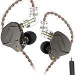 Fone de Ouvido KZ ZSN Pro com Microfone (Cinza)