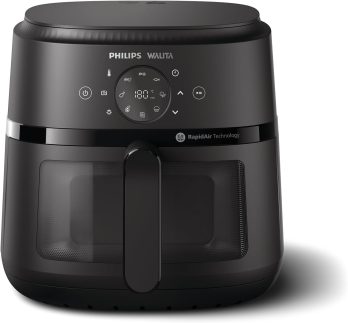 Fritadeira Airfryer Digital Série 2000 XL, Philips Walita, 6,2 litros, Tecnologia RapidAir, Preta, 2 anos de garantia, 220v, 1700W - NA230/09