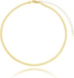 Gargantilha Choker Malha Fina Folheada Em Ouro 18k