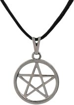 Gargantilha Pentagrama com aro 25mm - Sunshine Cristais
