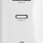 Geonav Carregador Universal SuperPower GaN Duo, 48W, 1 X USB-A e 1 X USB-C - tecnologias Quick Charge, Power Delivery, PPS