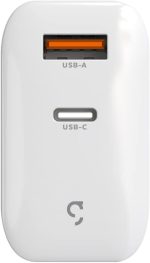 Geonav Carregador Universal SuperPower GaN Duo, 48W, 1 X USB-A e 1 X USB-C - tecnologias Quick Charge, Power Delivery, PPS