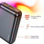 Geonav Power Bank, Carregador Portátil Universal 20.000mAh - Imagem 2