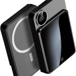 Gshield Carregador Portátil Wireless 10.000 mAh, Power Bank 18W Carregamento Rápido compatível com Magsafe, Magnético por Indução, TankSafe