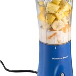Hamilton Beach Liquidificador individual pessoal com tampa de viagem, azul (51132)