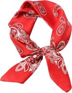 Hioyiwse Lenço de cabeça de cetim para mulheres, cachecóis de cabelo, acessórios, leve, moderno, envolvente, pescoço, lenço de seda para dormir