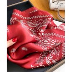 Hioyiwse Lenço de cabeça de cetim para mulheres, cachecóis de cabelo, acessórios, leve, moderno, envolvente, pescoço, lenço de seda para dormir - Imagem 2