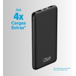 I2GO, Carregador Portátil (Power Bank) 10000mAh, 2 Saídas USB + 1 Saída/Entrada USB-C, Preto, i2GO Plus - Imagem 2