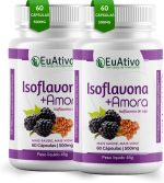 Isoflavona com Amora 02 Unidades 500mg 60 Cápsulas EuAtivo (02)