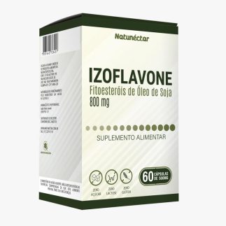 Izoflavone 800mg 60 cápsulas Fitoesteróis de Óleo de Soja
