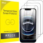 JETech Película de Vidro Temperado de Cobertura Total para iPhone 16e 6,1 Polegadas 2025, Protetor de Tela 9H, Compatível com Capas, HD Transparente, Pacote com 3