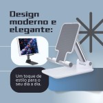 JIANW Suporte Celular de Mesa Retrátil Móvel Tablet Video Chamadas Videos Redes Sociais - Imagem 2