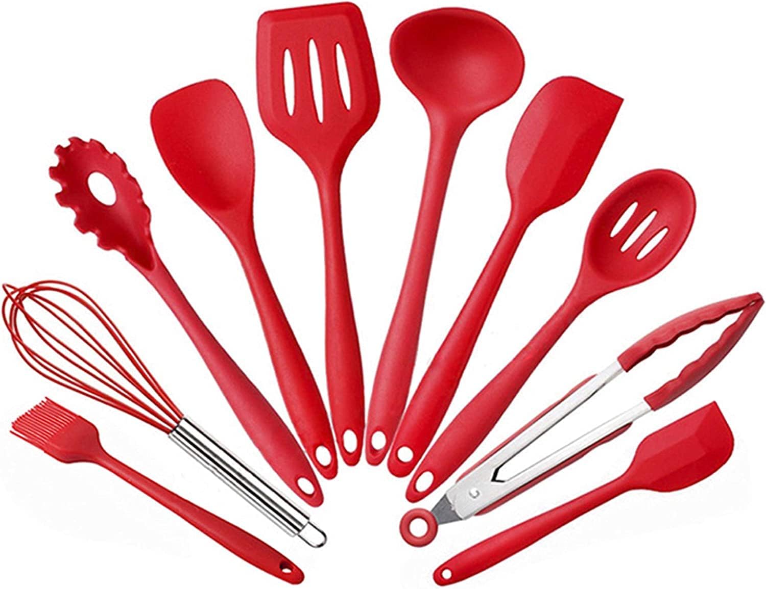 Jogo-Conjunto-Kit-de-Utensilios-Silicone-Inox-10-Pecas-Para.jpg Jogo, Conjunto Kit de Utensílios Silicone Inox 10 Peças Para Cozinha