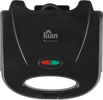 Kian - Sanduicheira Grill 127V 750W Preto - Antiaderente