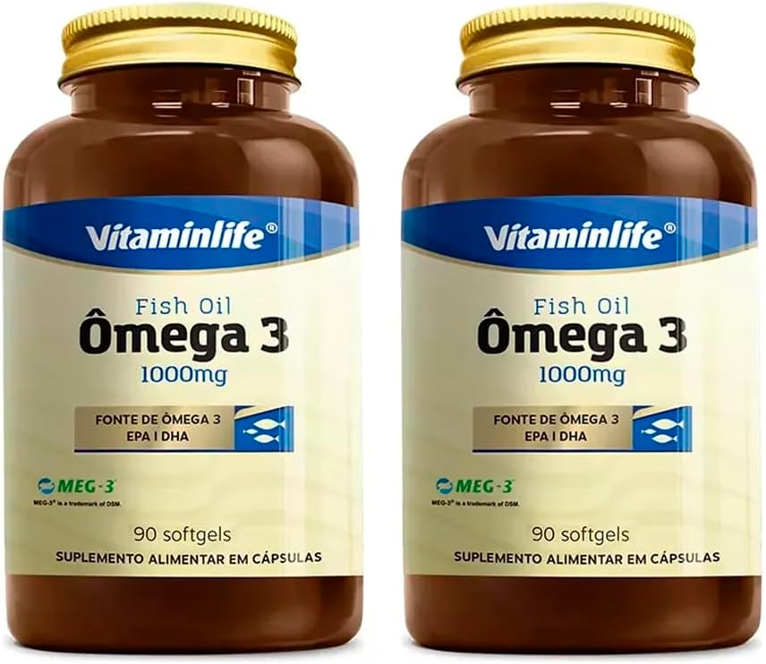 Kit-2x-Omega-3-Fish-Oil-1000MG-90-Softgels-VITAMIN-LIFE.jpg Kit 2x Ômega 3 Fish Oil 1000MG 90 Softgels-VITAMIN LIFE
