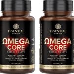 Kit 2x Omega Core Ômega 3 + CoQ10 Essential Nutrition 60 Cápsulas
