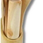Kit Utensílios de Bambu para Cozinha Premium 6 Peças – Design Minimalista, Antirrisco e Durabilidade Profissional
