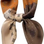 Lenço Feminino Cetim Toque de Seda, Estampa Poá Bolinhas Vintage, Quadrado 70x70cm, Elegante, Sofisticado, Versátil | Lenço Pescoço, Cabelo, Cabeça, Bolsa, Cropped | Echarpe Feminina | Scarf Luxo
