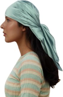 Lenço de cabelo feminino como lenços de seda de cetim para dormir noite 69,8 cm