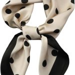 Lenço pescoço cabelo cabeça bolsa, lenço feminino estampa poá bolinhas, echarpe feminina 70x70cm, scarf cetim toque seda, lenço feminino estampado, lenço elegante sofisticado versátil, lenço presente