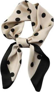 Lenço pescoço cabelo cabeça bolsa, lenço feminino estampa poá bolinhas, echarpe feminina 70x70cm, scarf cetim toque seda, lenço feminino estampado, lenço elegante sofisticado versátil, lenço presente