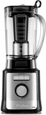 Liquidificador 12 Velocidades Pulsar PLQ1600P Philco 1200W 220V