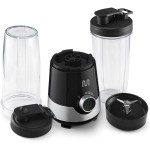 Liquidificador Shake com 2 Copos de 800ml e 3 Velocidades 220V 300W Preto Multi Home - GO014 - Imagem 2