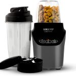 Liquidificador e Processador Mallory Gourmet - 1000W, 6 Lâminas em Aço Inox, Tritura Gelo, Painel Easy Touch, 2 Copos Tritan com Tampas - 127V