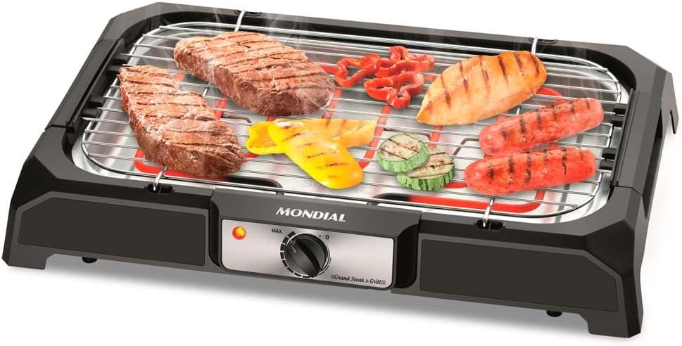 MONDIAL-Churrasqueira-Eletrica-Preto-1800W-110V-CH-05.jpg MONDIAL Churrasqueira Elétrica, Preto, 1800W, 110V - CH-05