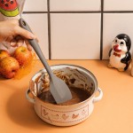 MOZCADA Cozinha Espátula de Silicone Reta, Cinza, 28 x 5.5 x 2 cm - Imagem 2