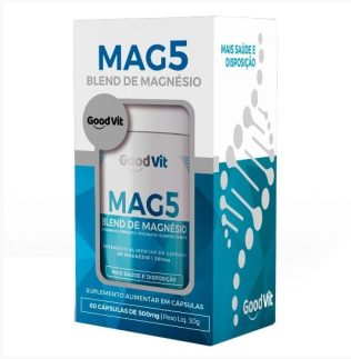 Mag 5 Blend de Magnésio 60 Caps