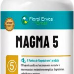 Magma 5 120 Cápsulas 500mg 5 fontes de Magnesio em 1 Produto