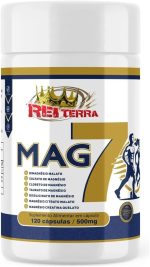 Magnésio 7 Em 1 Malato Taurato Cloreto 500mg 120cps - Rei Terra