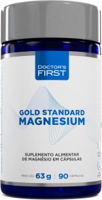Magnesio (Citrato, Quelato e Dimalato) - Doctor's First- Gold Standard Magnesium - 90 cápsulas