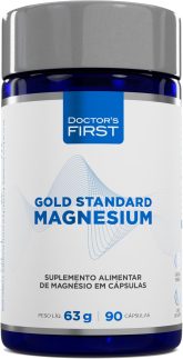 Magnesio (Citrato, Quelato e Dimalato) - Doctor's First- Gold Standard Magnesium - 90 cápsulas