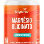 Magnésio Glicinato, Quelato, 350mg de magnésio elementar, 90 Cápsulas, Bigens (Unidade)