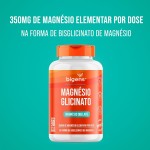 Magnésio Glicinato, Quelato, 350mg de magnésio elementar, 90 Cápsulas, Bigens (Unidade) - Imagem 2