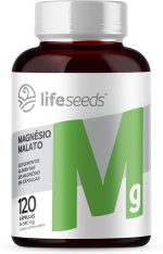 Magnésio Malato 350mg - Alta Concentração - 120 Cápsulas