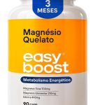 Magnésio Quelato Easy Boost Bisglicinato Quelado 90 Cápsulas