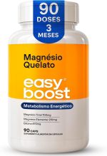 Magnésio Quelato Easy Boost Bisglicinato Quelado 90 Cápsulas