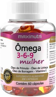 Maxinutri, Ômega 3-6-9 Mulher + Vitamina E Maxinutri 60 Capsulas