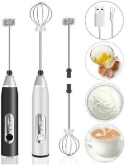Mini Mixer Batedor Bebidas Ovos Portátil