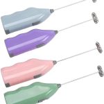 Mini Mixer Batedor Giratório a Pilha para Bebidas