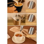 Mini Mixer Elétrico Portátil, 3 Velocidades, Batedor Fouet Inox, Recarregável USB, Misturador para Bebidas e Ovos - Imagem 2