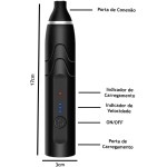 Mini Mixer Elétrico Portátil, Batedor de Aço Inoxidável, 3 Velocidades, Recarregável USB para Café, Cappuccino, Leite, Shakes e Bebidas Cremosas - Imagem 2