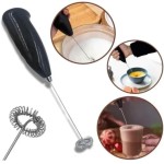 Mini Mixer Misturador de Bebidas Portátil Ideal para Café Leite Ovos Whey - Imagem 2