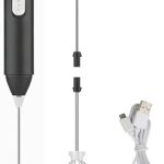 Mini Mixer Portátil Misturador de Bebidas Recarregável USB Espumador de Leite Batedor de Ovos Cozinha Cafe Multiuso Sem Fio Premium